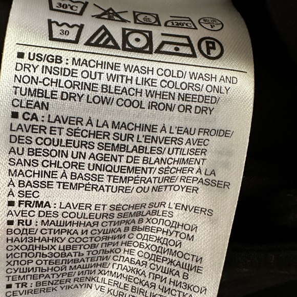 Gap Tailored Crops Culottes Capris Trousers Pants Black size 12 - Picture 13 of 16